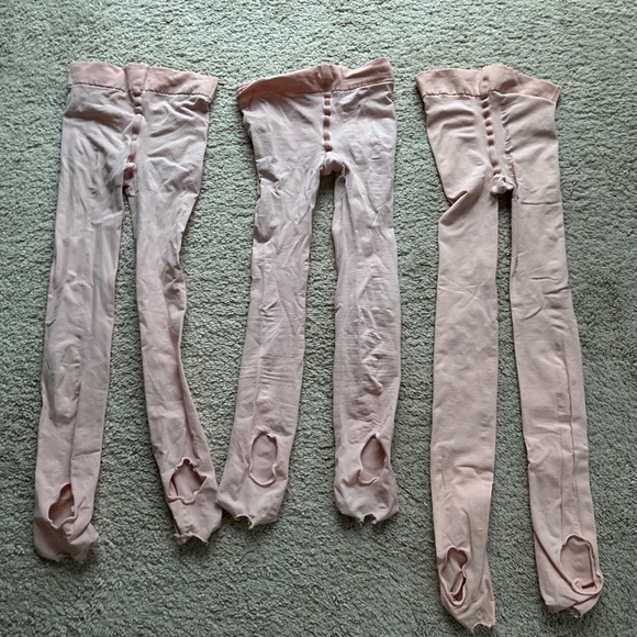 Nikolay Grishko Ballet Dance Transition Tights Adult Medium Pink One Pair - Picture 2 of 8